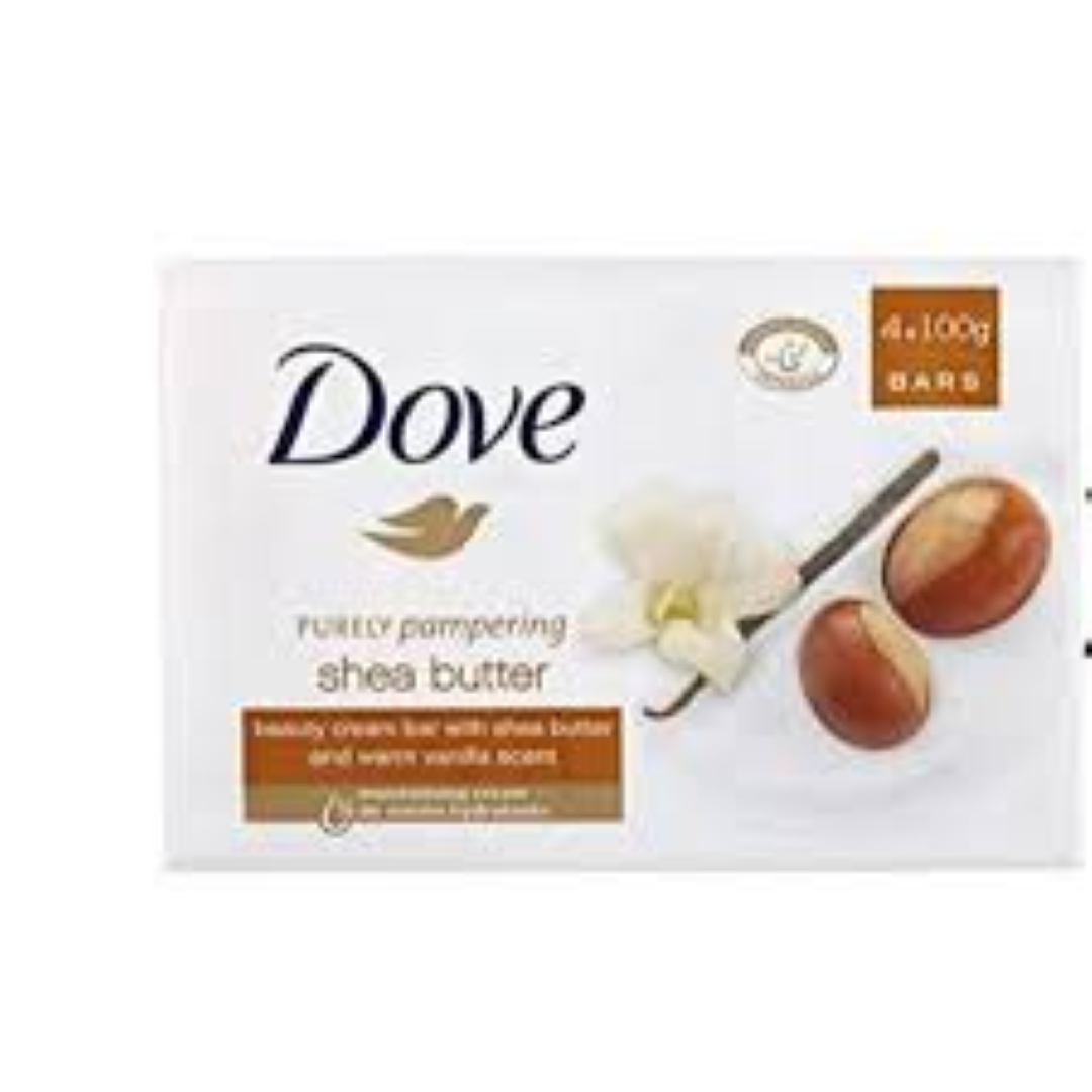 DOVE SOAP SHEA BUTTER 4*100G